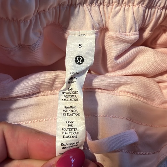 Lululemon strawberry milkshake hotty hot shorts - Picture 2 of 4